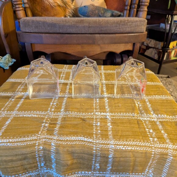 Kawaii Glass Milk Carton Clear Cups, 3 pieces - Picture 7 of 8